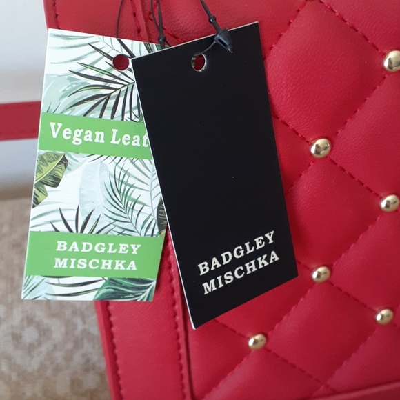 Rare Red and Gold Badgley Mischka Handbag (1) - Picture 3 of 12